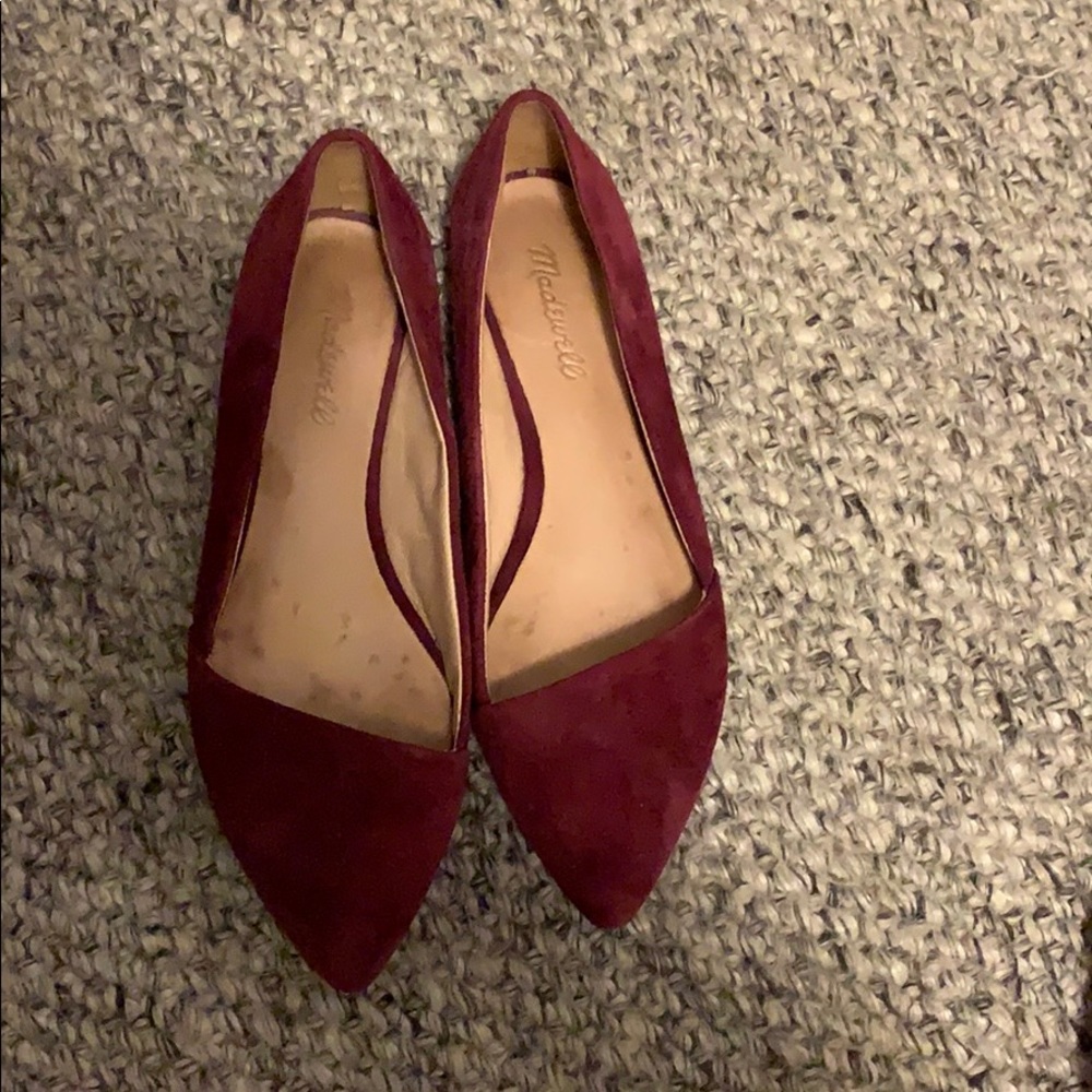 Madewell velvet flats